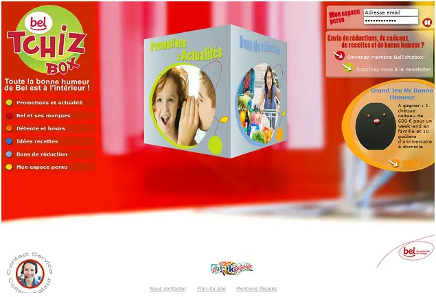 Screenshot du site Techiz e-commerce et marketing