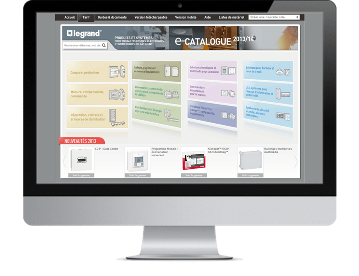 Ancien e-catalogue legrand