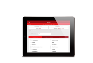 Application mobile et back-office Fiche de com'
