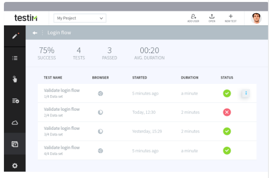 Tests fonctionnels