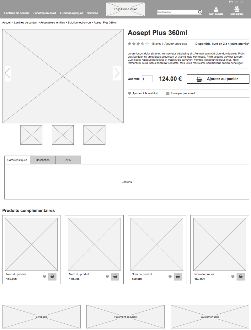 Wireframe Online Vision